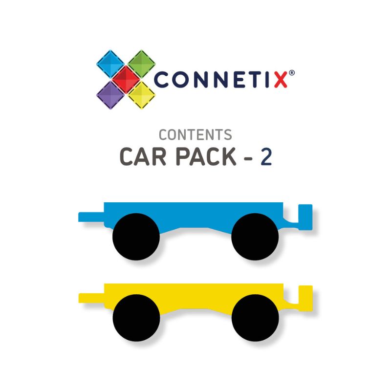 Connetix Tiles - 2 Piece Car Pack